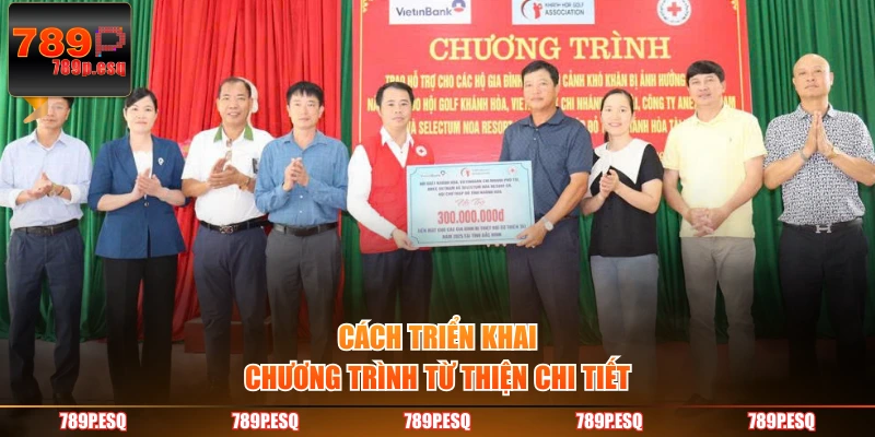 Cách triển khai chương trình từ thiện chi tiết